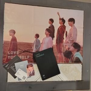 BTS Love Yourself Tear Album (Y Version) With Poster And Photocard